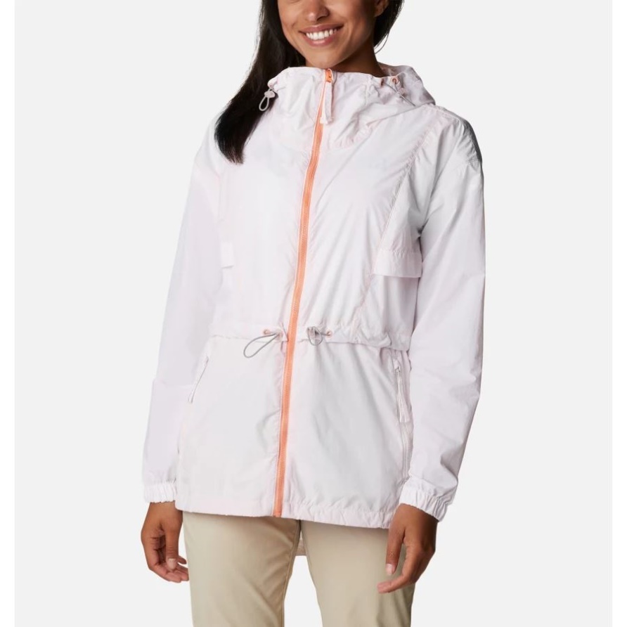 Columbia Coral Reef/weiße Punchbowl-Jacke Für Damen