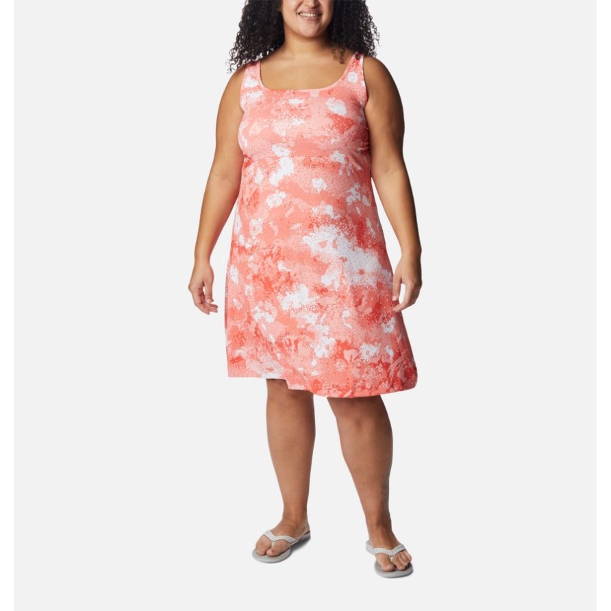 Columbia Corange Foam Floral Damen Pfg Gefrierschrank Iii Kleid Plus Größe