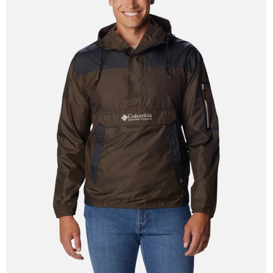 Columbia Cordovan/Schwarze Challenger-Windjacke Für Herren