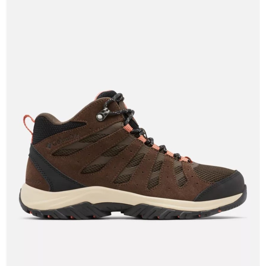 Columbia Redmond Iii Mittelwasserfester Damen-wanderschuh Cordovan/dark Coral