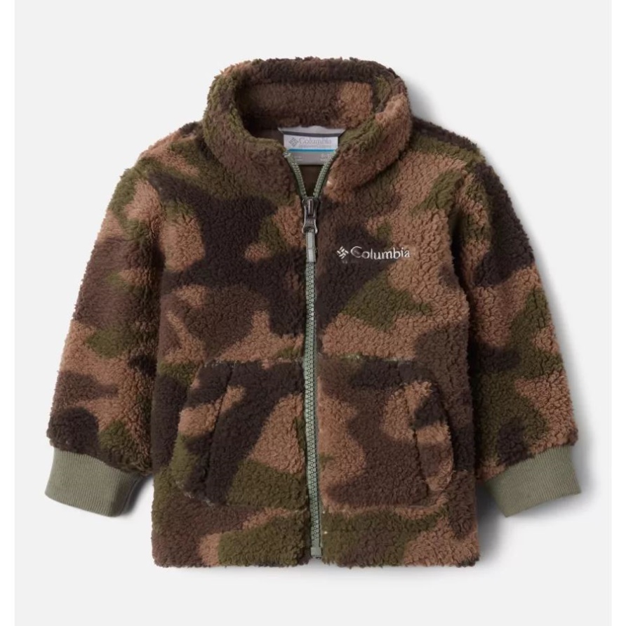 Columbia Cypress Trad Camo Print Infant Rugged Ridge II Sherpa-Fleecejacke Mit Durchgehendem Reißverschluss