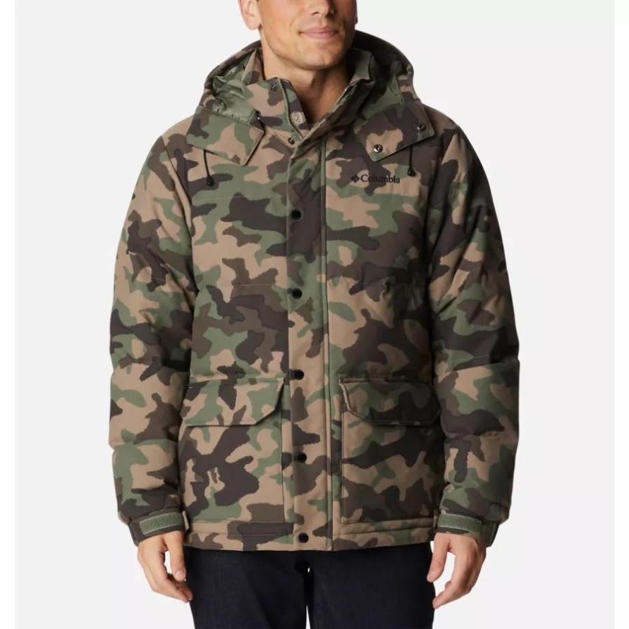 Columbia Cypress Traditionelle Camo Canvas Herren Rockfall Ii Omni-heat Infinity Daunenjacke