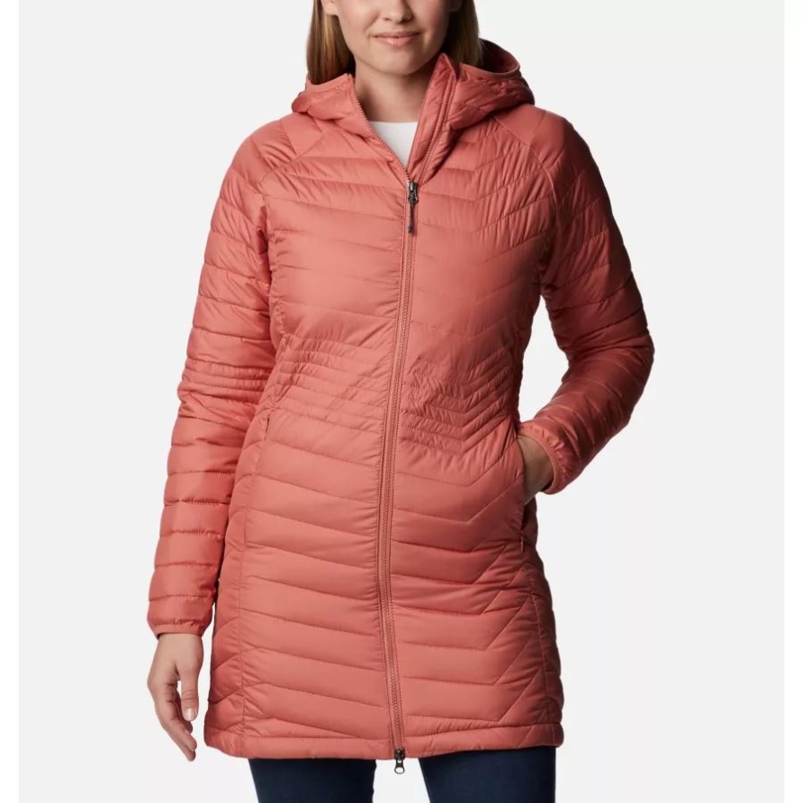 Columbia Dark Coral Damenpuder Lite Mittelisolierte Jacke