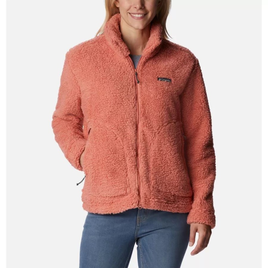 Columbia Dark Coral Damen Winterpass Sherpa Jacke