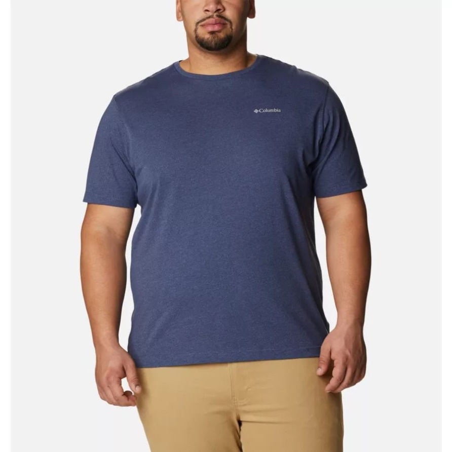 Columbia Dark Mountain Heather Thistletown Hills Kurzarmhemd Für Herren, Groß