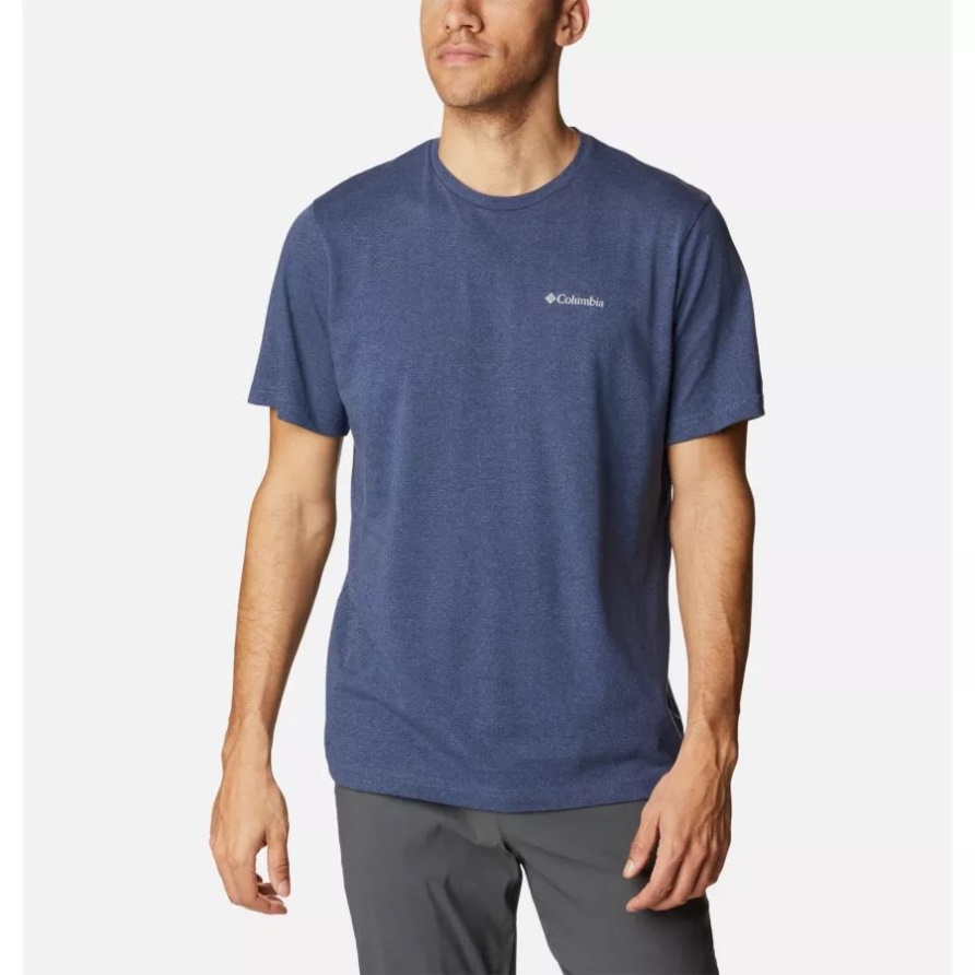 Columbia Dark Mountain Heather Thistletown Hills Kurzarmhemd Für Herren