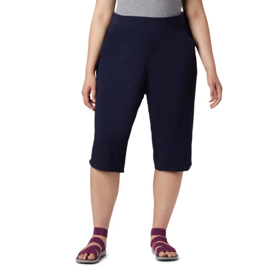 Columbia Dark Nocturnal Casual Capri Für Damen In Großen Größen