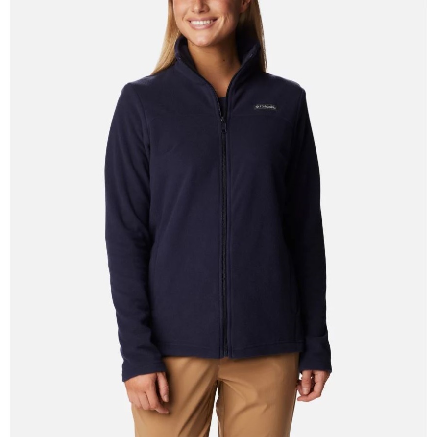 Columbia Dark Nocturnal Castle Dale Fleecejacke Mit Durchgehendem Reißverschluss Für Damen