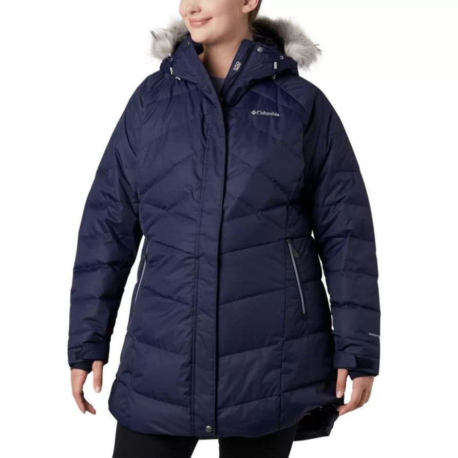 Columbia Dark Nocturnal Lay D Down II Mid-Jacke Für Damen In Übergröße