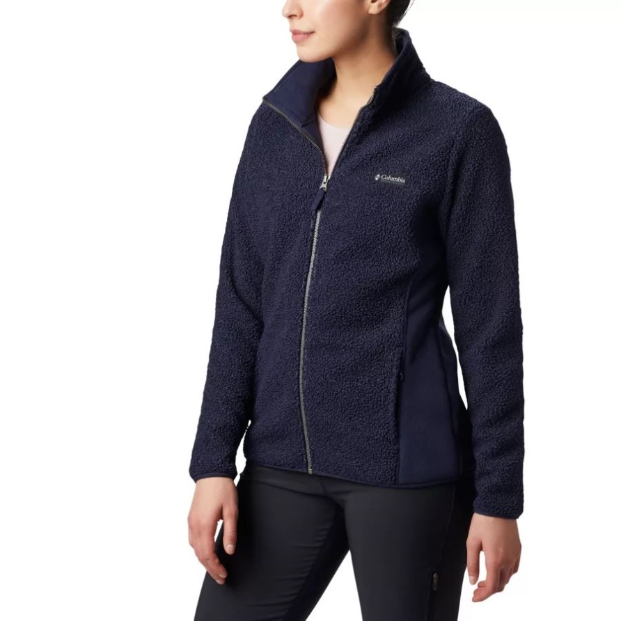 Columbia Dark Nocturnal Panorama-Sherpa-Fleecejacke Für Damen