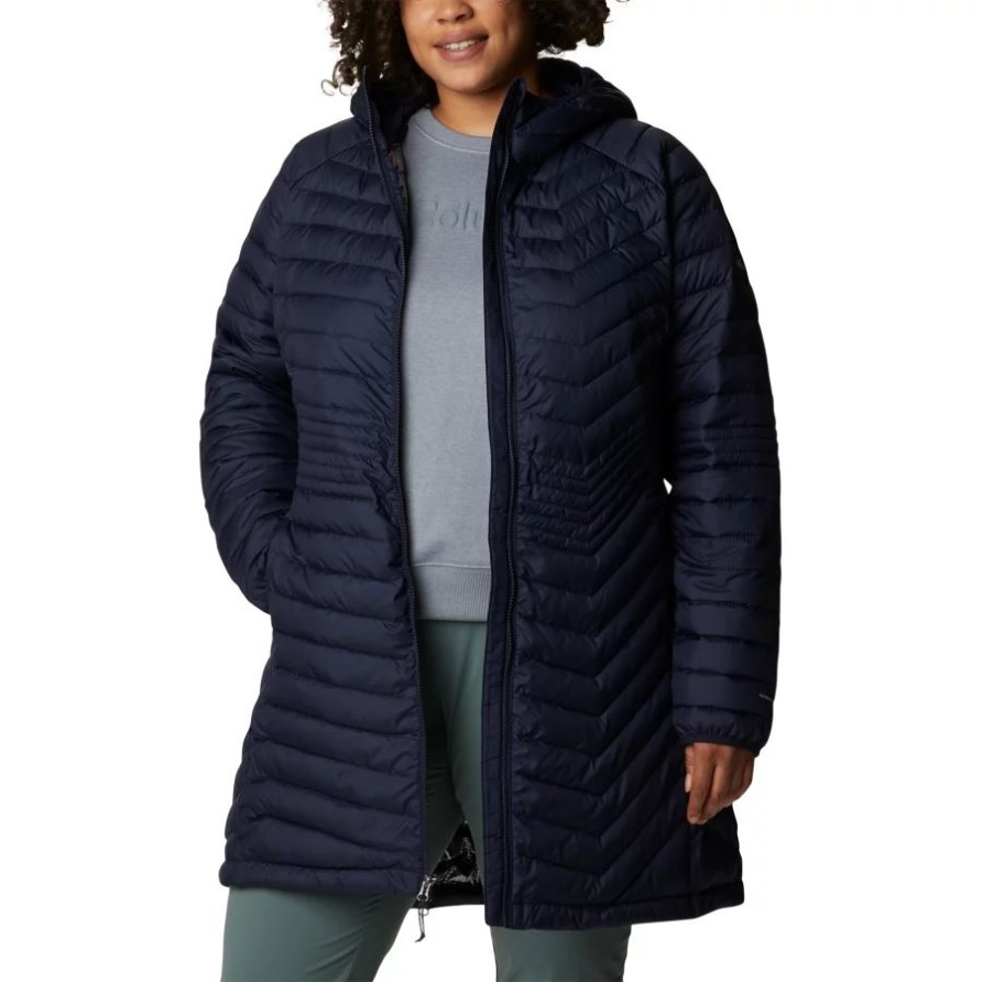 Columbia Dark Nocturnal Powder Lite Mid-Jacke Für Damen In Übergröße