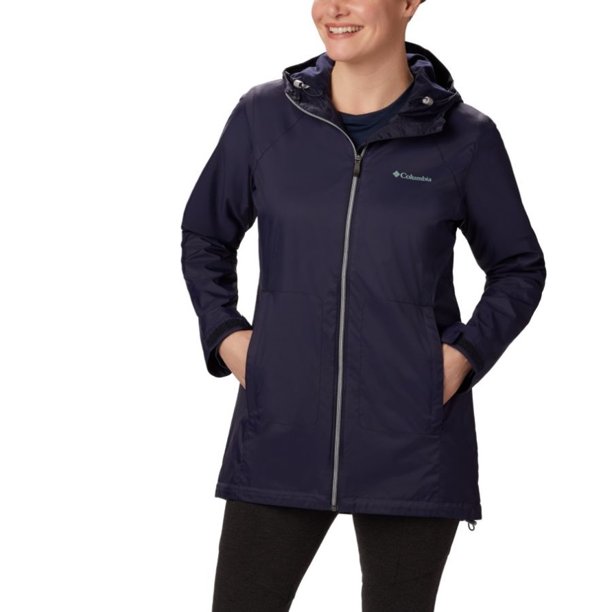 Columbia Dark Nachtaktive Lange Jacke Mit Switchback-futter Für Damen