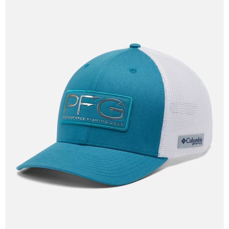Columbia Deep Marine/pfg Hakenpatch Pfg Mesh Ball Cap Xxl