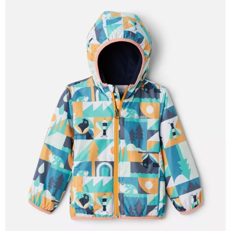 Columbia Deep Marine Sommerflucht Kleinkind Mini Pixel Grabber Ii Windjacke