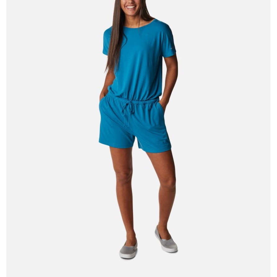 Columbia Deep Marine Gestrickter Strampelanzug Für Damen