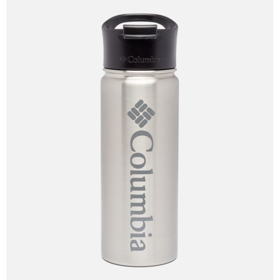 Columbia Doppelwandige Vakuumflasche Mit Sip-thru Top 18oz Grau