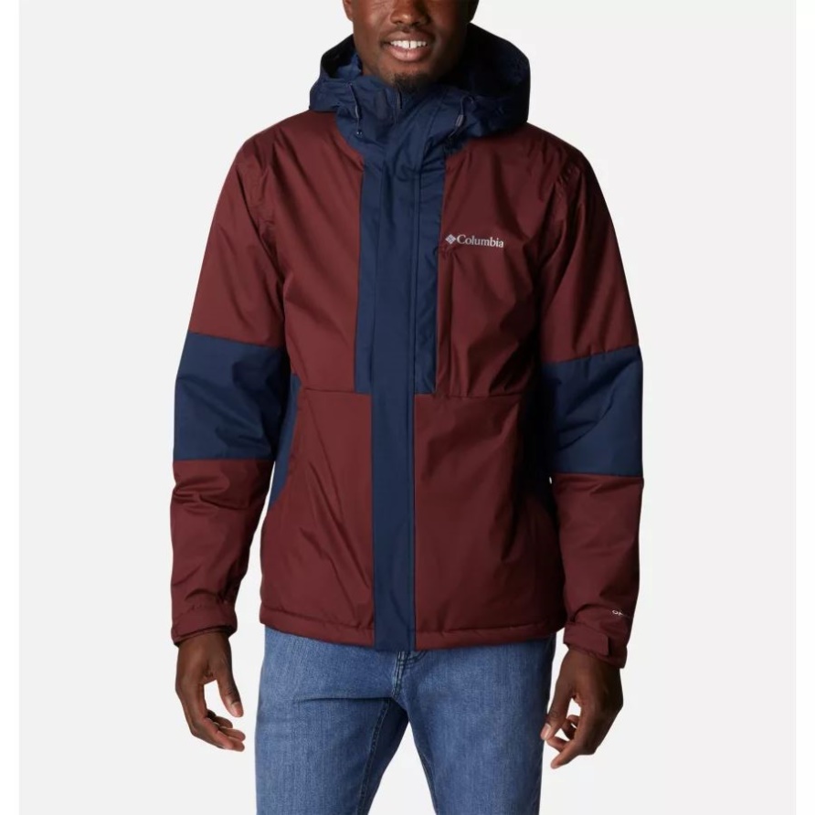 Columbia Elderberry/collegiate Navy Oso Mountain Isolierte Jacke Für Herren Groß
