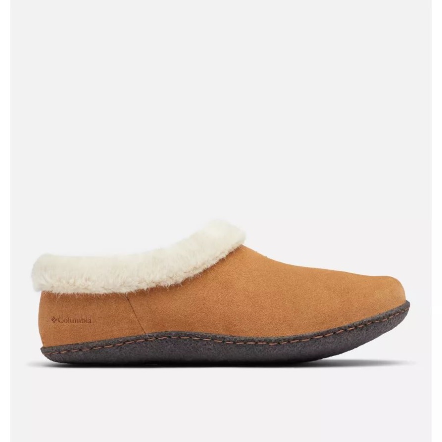 Columbia Elk/dark Stone Fairhaven Pantoffel Für Damen