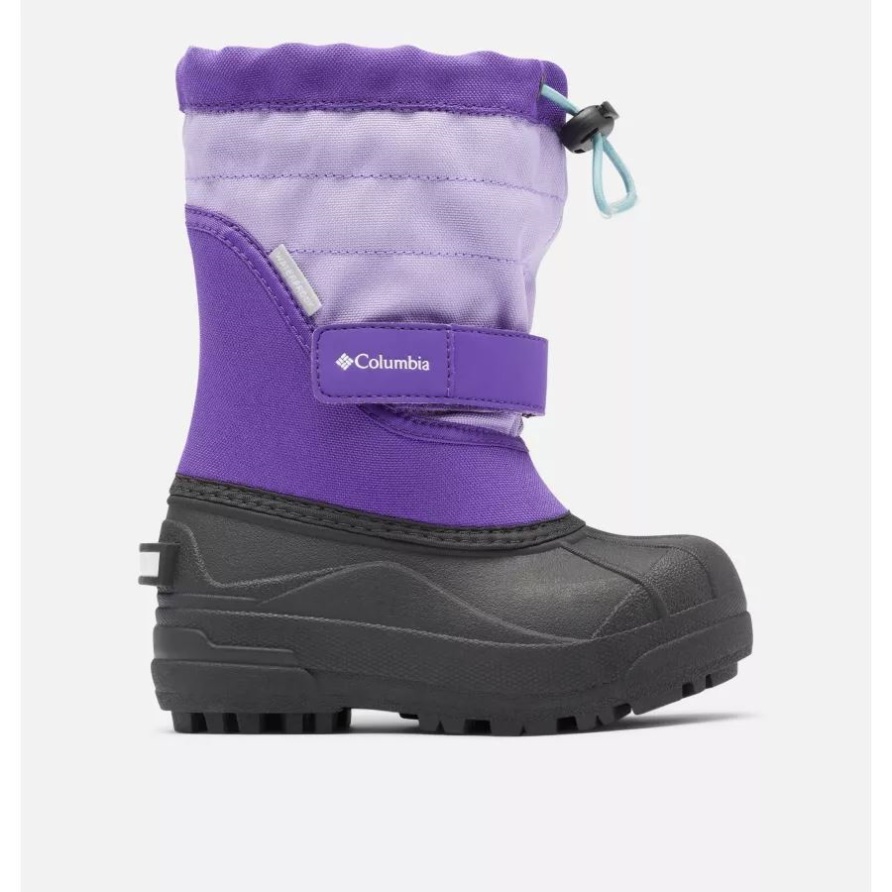 Columbia Emperor/Paisley Lila Powderbug Plus II Schneestiefel Für Kleine Kinder