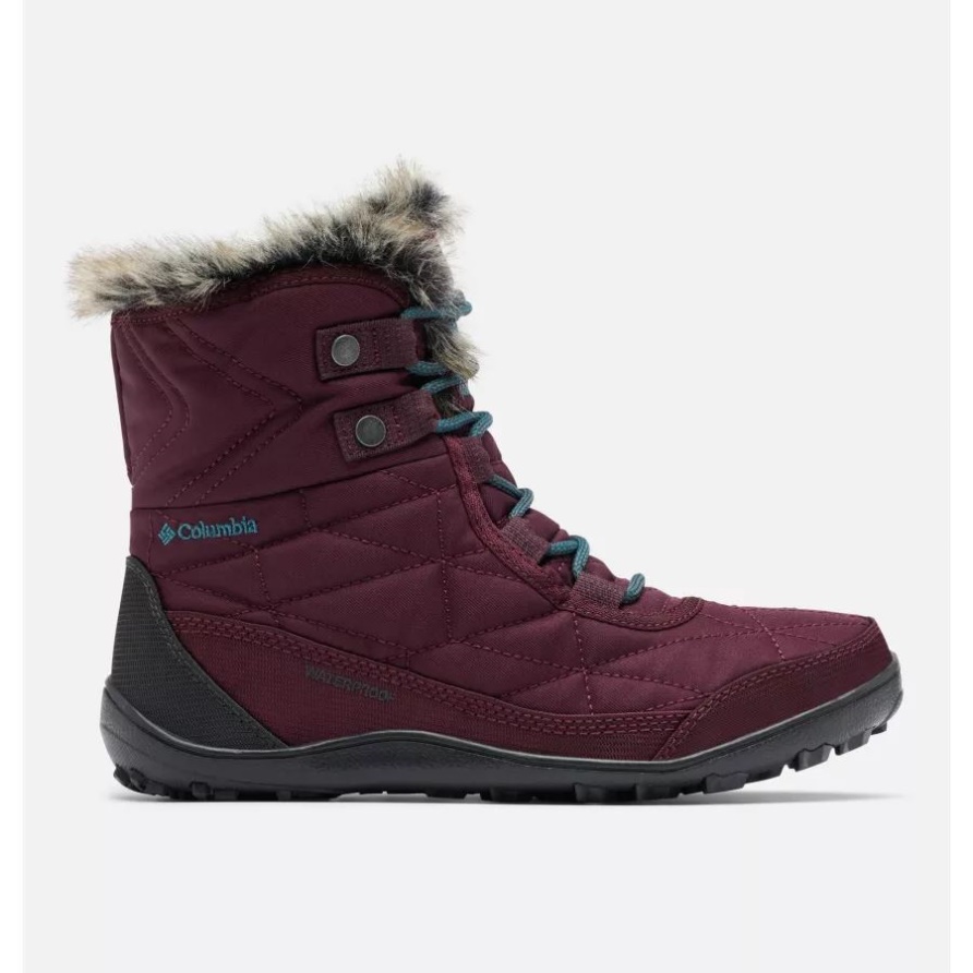 Columbia Epische Pflaume/flussblau Minx Shorty Iii Damenstiefel Breit