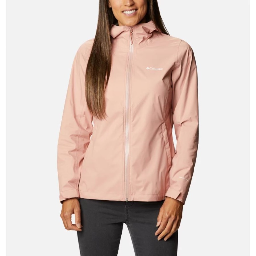 Columbia Verdunstungswasserdichte Damenjacke In Faux Pink