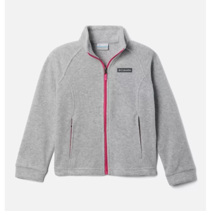 Columbia Benton Springs Fleecejacke Für Mädchen In Zirrusgrau