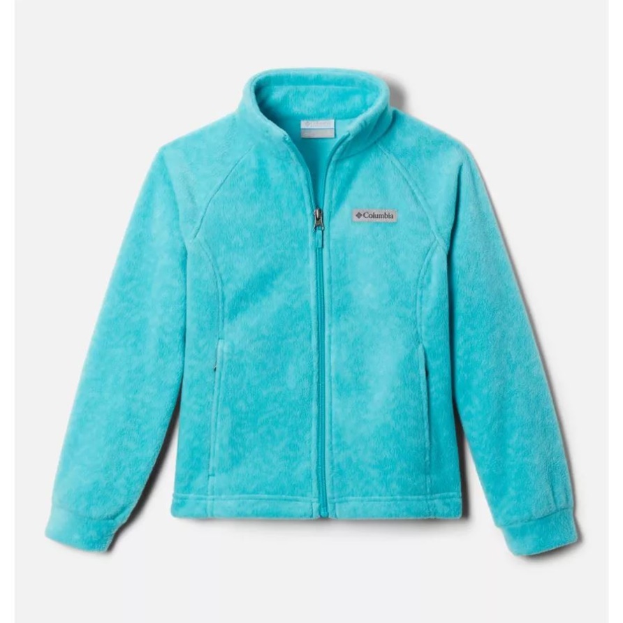 Columbia Benton Springs II Bedruckte Fleecejacke Geyser Terrain Für Mädchen