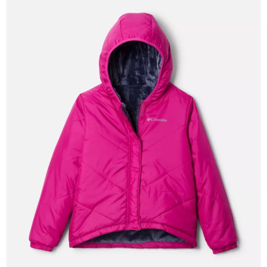 Columbia Big Fir Wendejacke Für Mädchen Wild Fuchsia/nocturnal