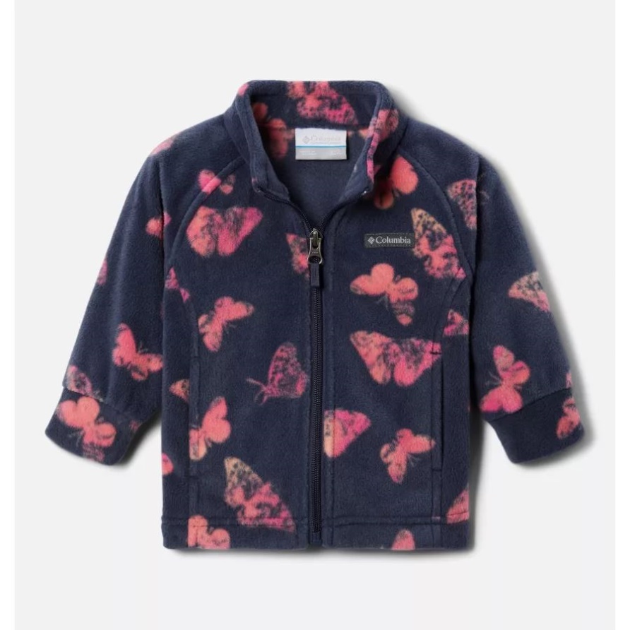 Columbia Baby Benton Springs Ii Bedruckte Fleecejacke Für Mädchen Nächtliches Flatterwunder