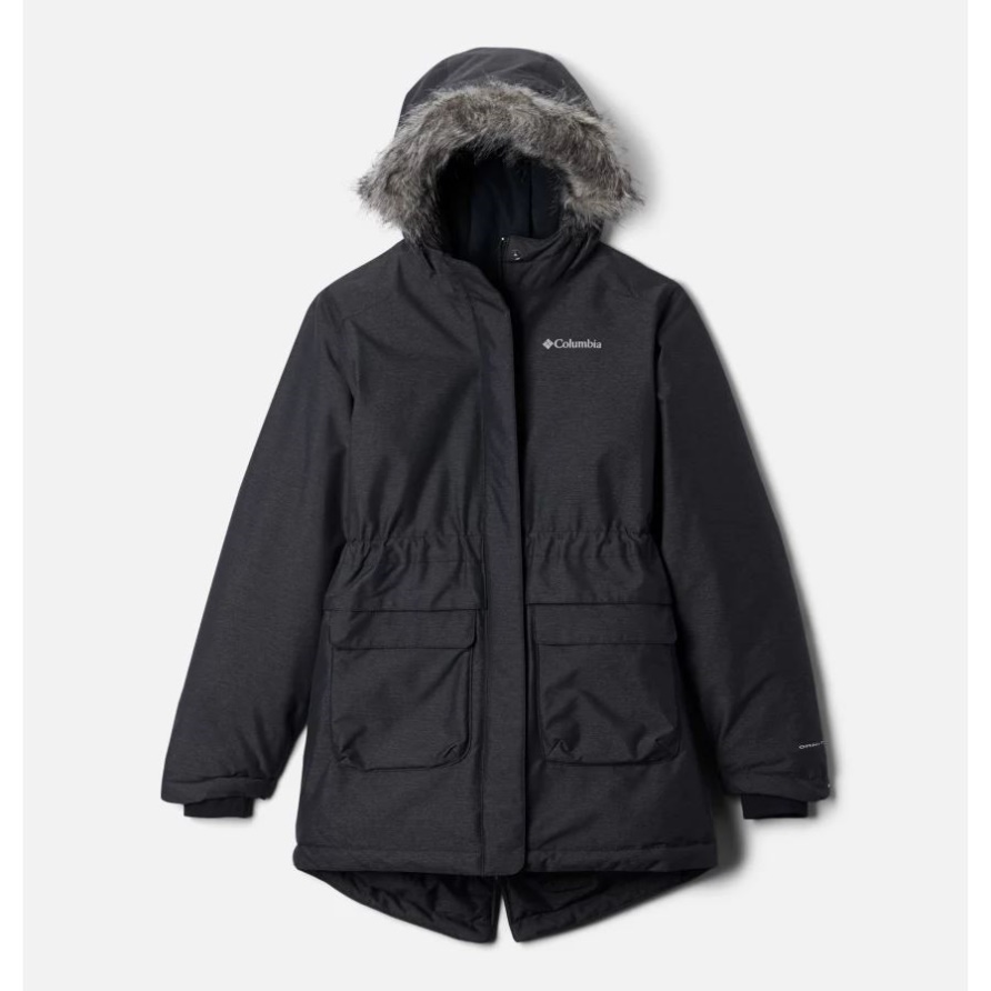 Columbia Mädchen Nordic Strider Winterparka Schwarz