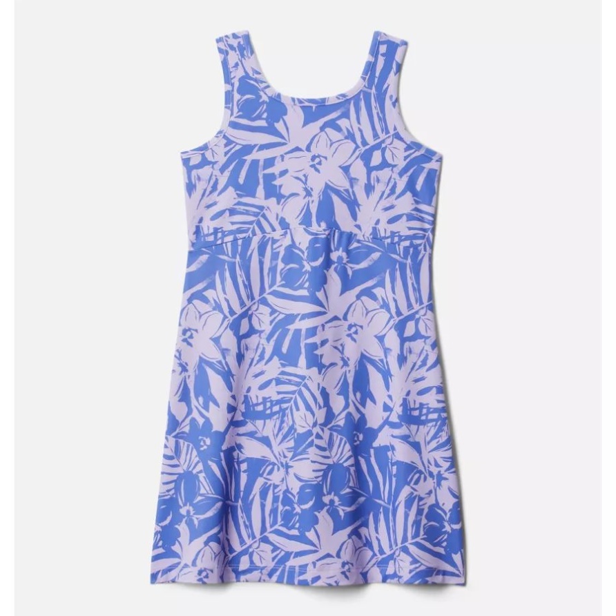 Columbia Mädchen Pfg Gefrierkleid Ii Violettes Meer Palmtropen