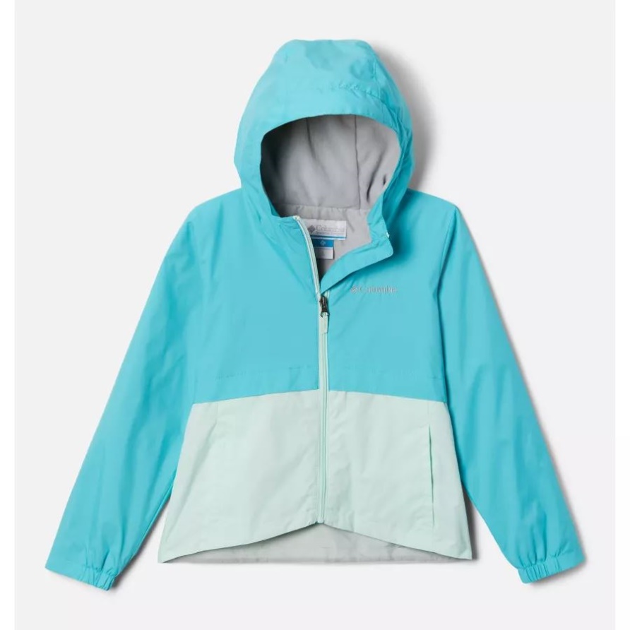 Columbia Rain-Zilla Jacke Geyser/Sea Ice Für Mädchen