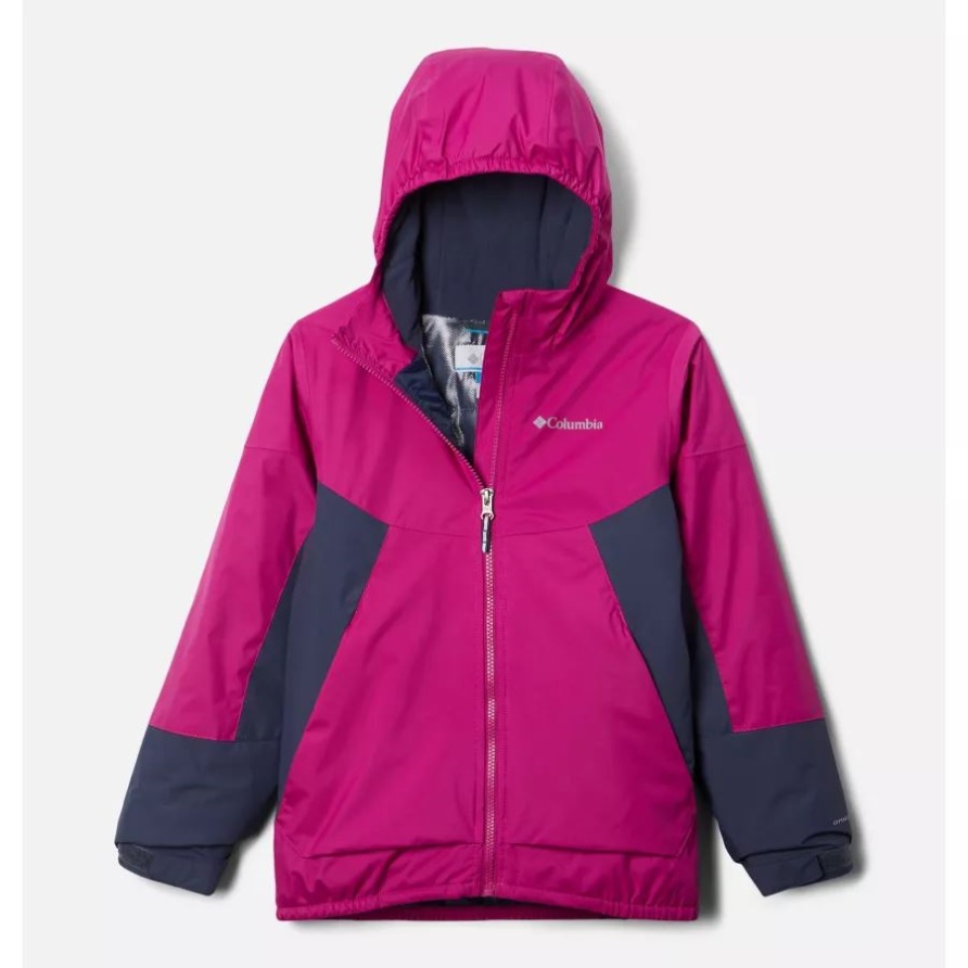 Columbia Snow Problem Jacke Für Mädchen Wild Fuchsia/nocturnal