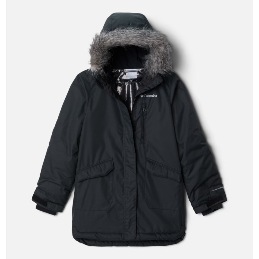 Columbia Suttle Mountain Long Isolierte Jacke Schwarz Für Mädchen