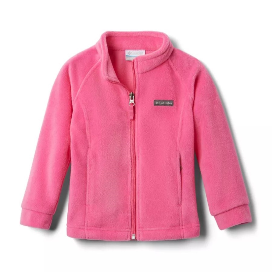 Columbia Benton Springs Fleecejacke Für Mädchen In Pink Ice