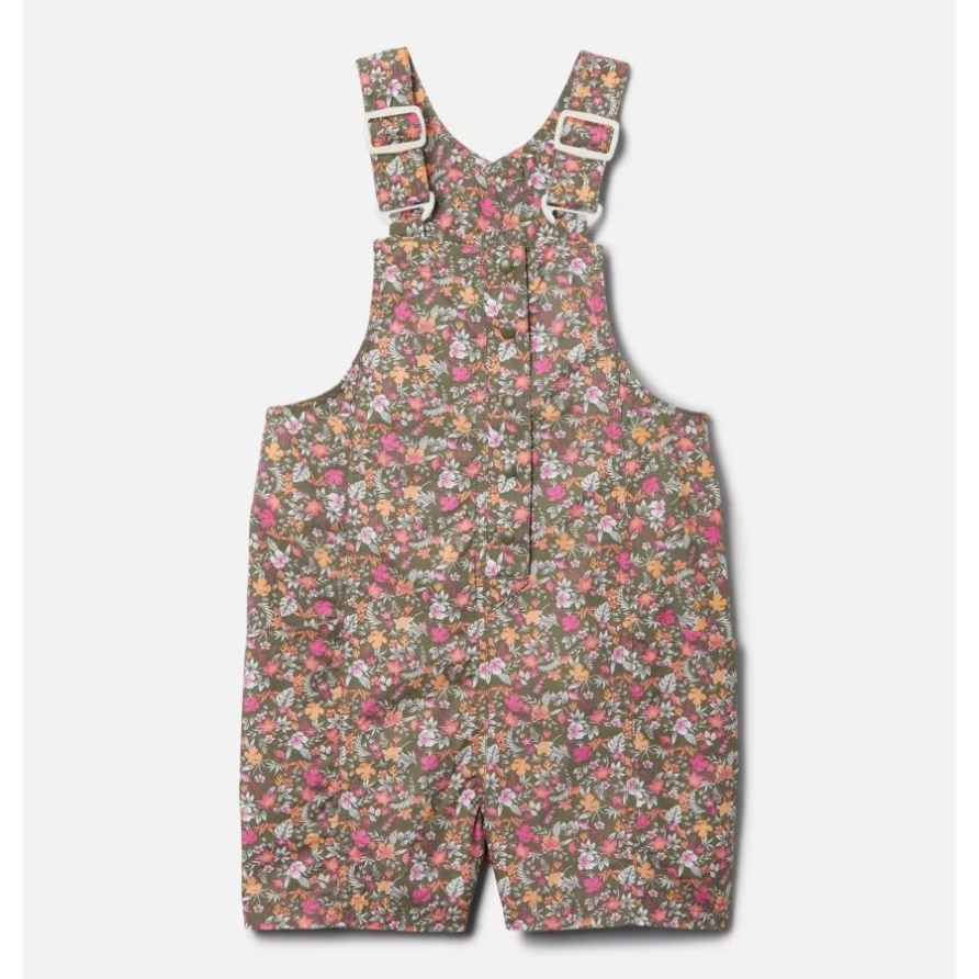 Columbia Verwaschener Playsuit Für Mädchen Steingrün Mini-Biscus