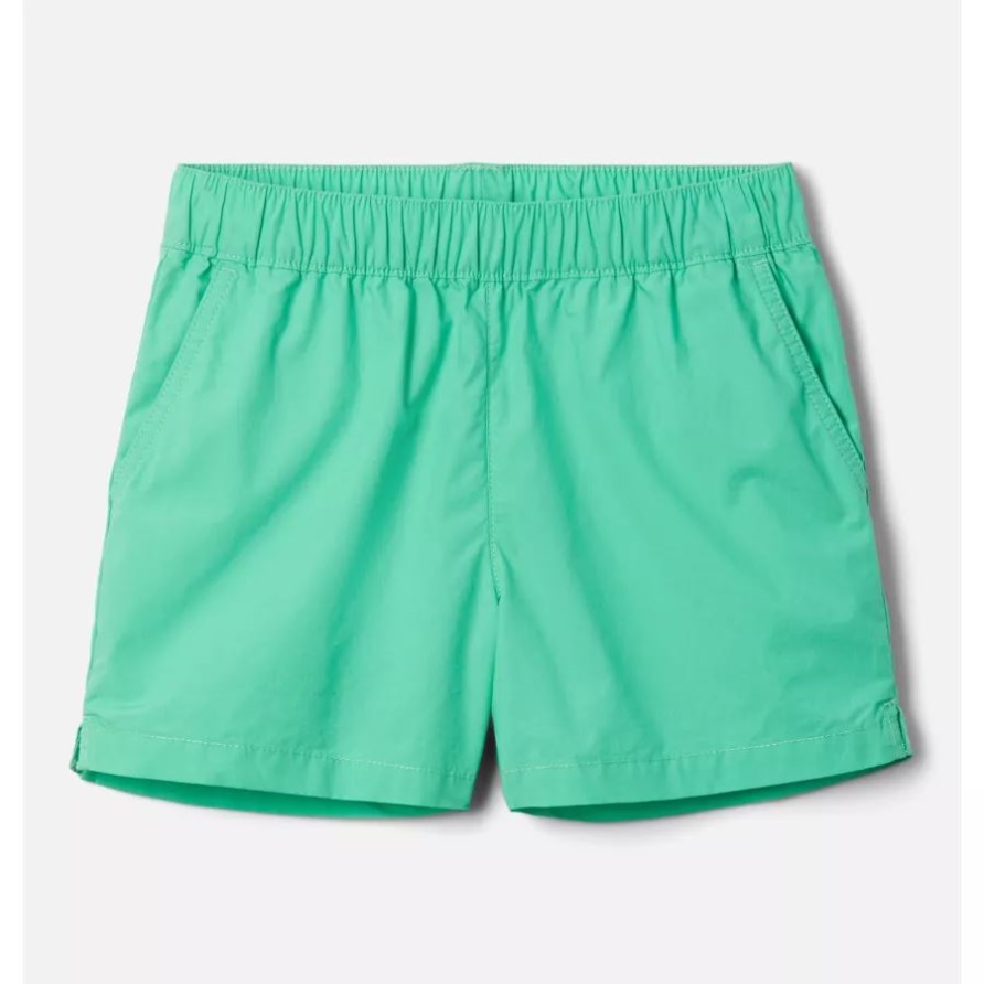 Columbia Ausgewaschene Shorts Für Mädchen In Light Jade