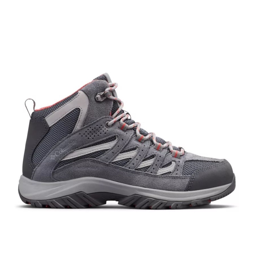 Columbia Graphite/Daredevil Crestwood Mid Wasserdichter Wanderschuh Für Damen