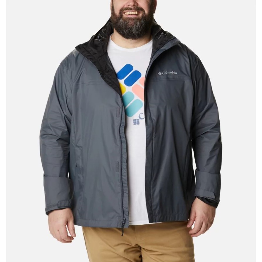 Columbia Graphit Wasserdichte Ii Regenjacke Für Herren Groß