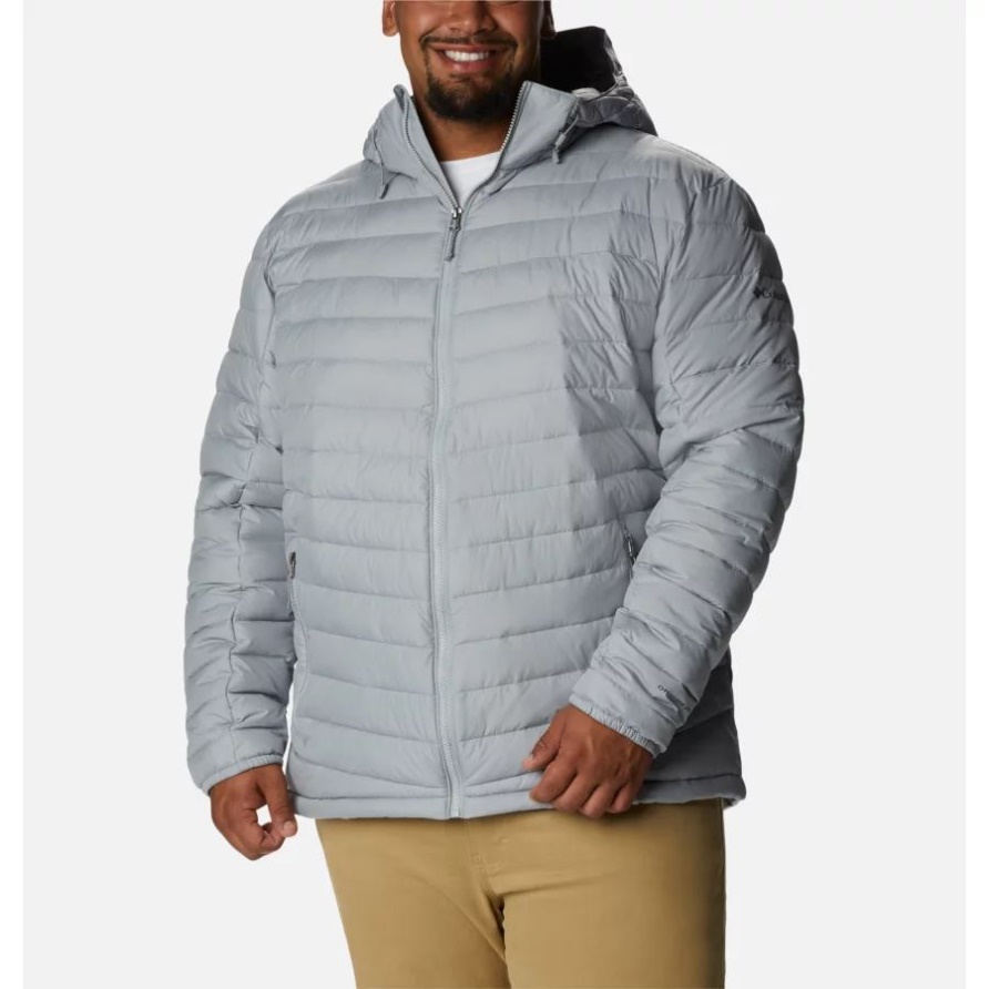 Columbia Grey Columbia Isolierte Jacke Mit Kapuze Und Steilkanten Für Herren Groß