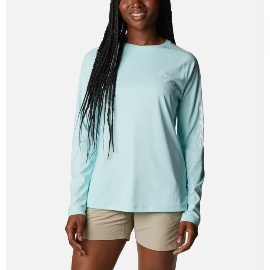 Columbia Gulf Stream Damen Pfg Tidal Deflektor Langarmshirt