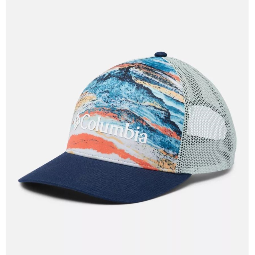 Columbia Eisiger Morgen Hyper Natur/collegiate Navy Punchbowl Fernlastfahrerhut