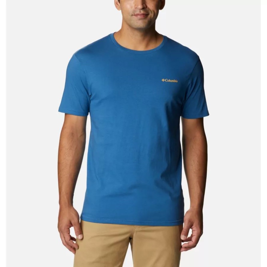 Columbia Impulse Blue Herren North Cascades T-Shirt