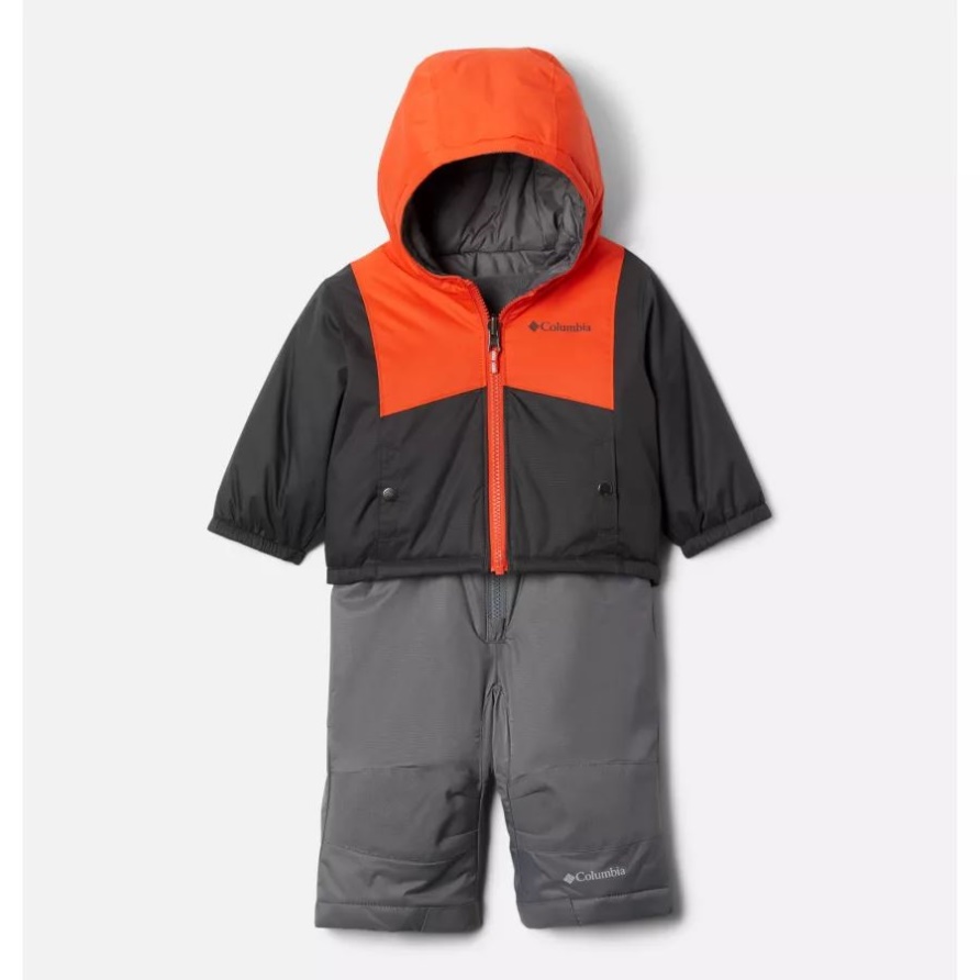 Columbia Infant Double Flake Snow Set Hai/roter Quarz