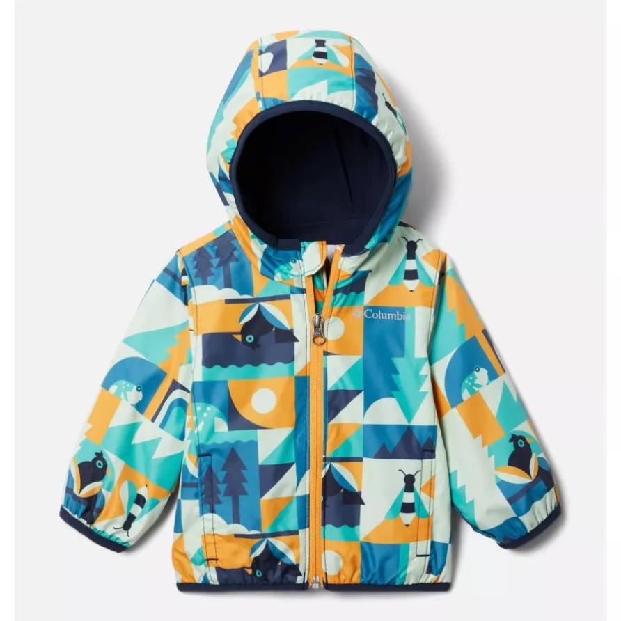 Columbia Infant Mini Pixel Grabber Ii Windjacke Deep Marine Sommerflucht