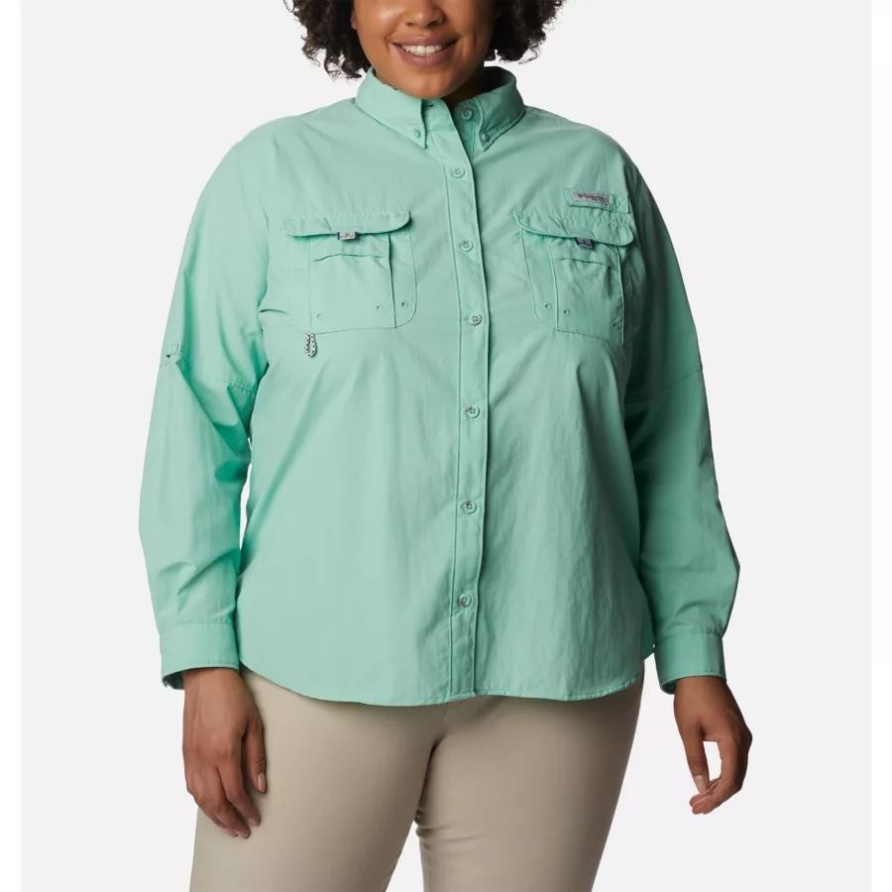 Columbia Kelp Frauen Pfg Bahama Langarm Plus Größe