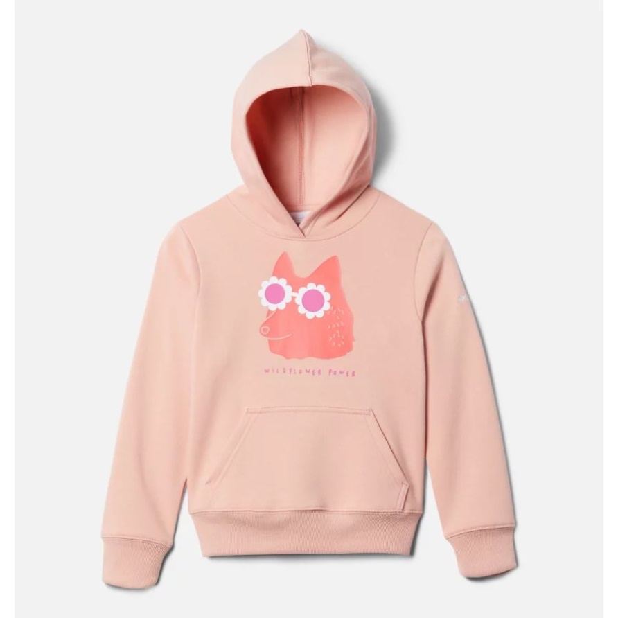 Columbia-Kinderbassin-Parkgraphik-Hoodie-Imitatrosafuchsschatten