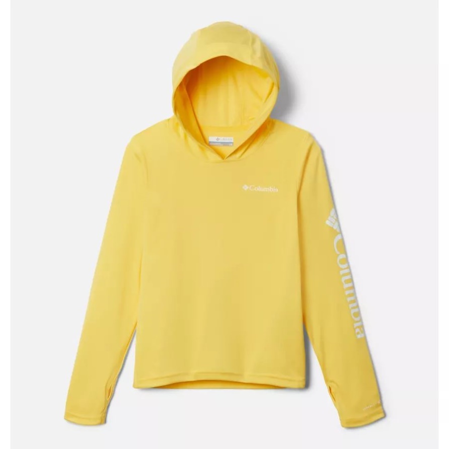 Columbia Fork Stream Hoodie Sun Glow Für Kinder