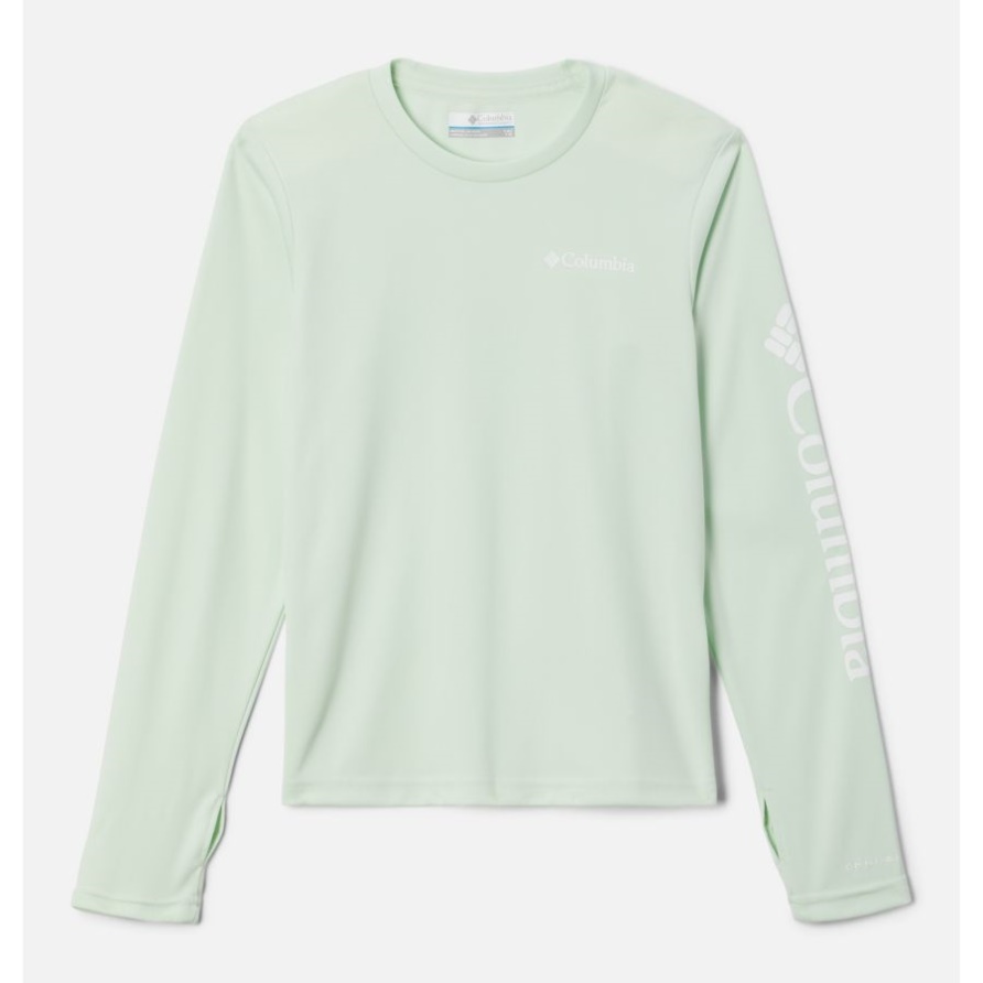 Columbia Kids Fork Stream Langarmshirt Eisgrün