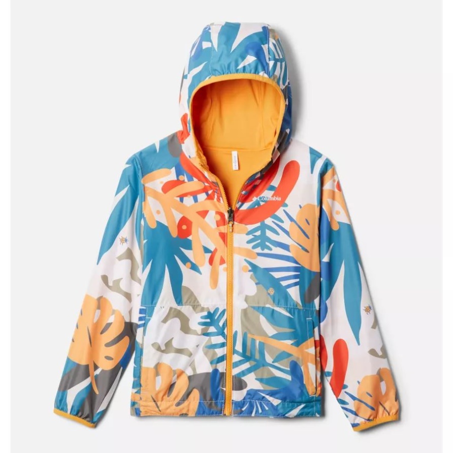 Columbia Pixel Grabber Wendejacke Für Kinder Kreide In Den Blättern